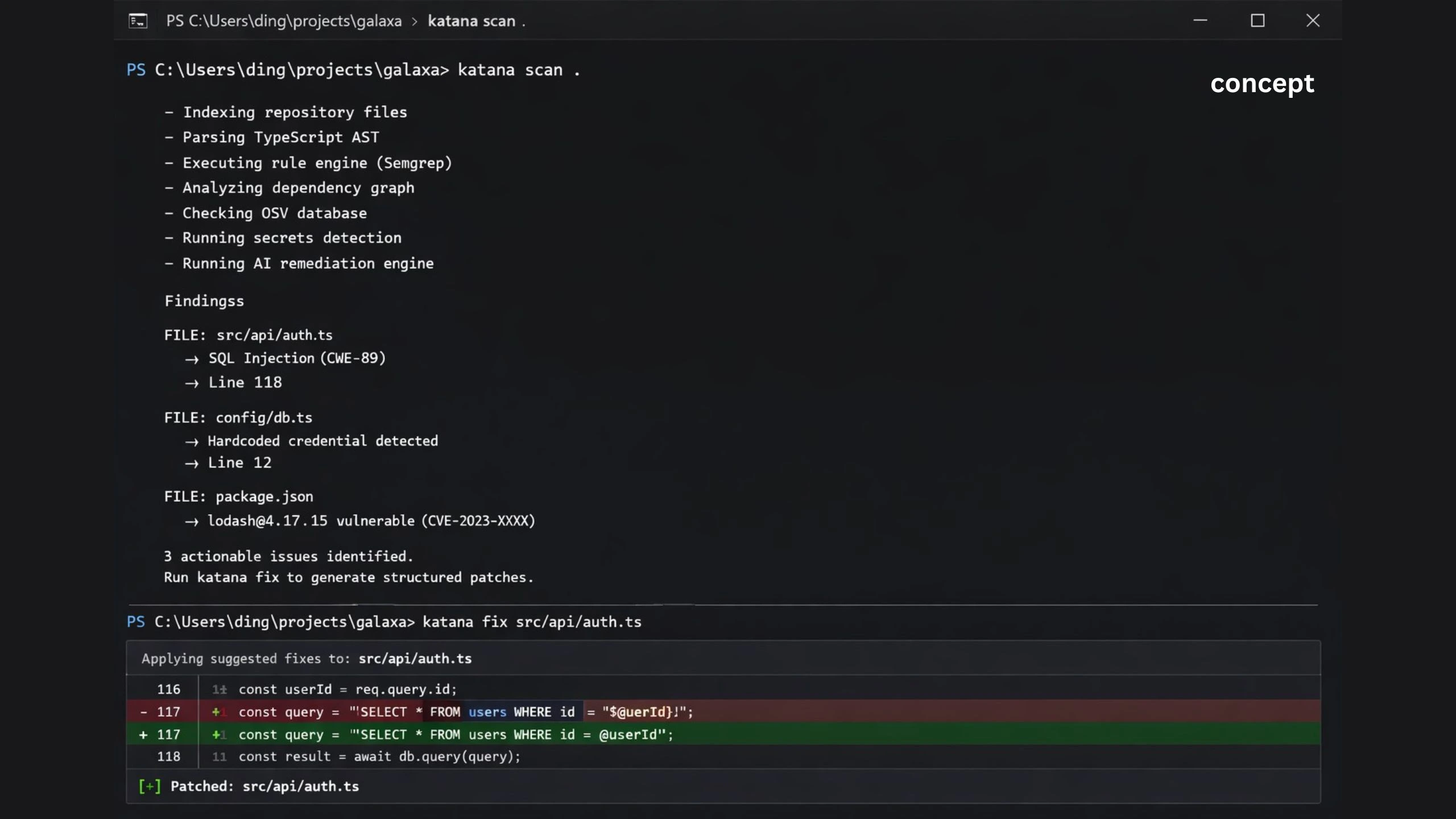 KATANA interface frame 01